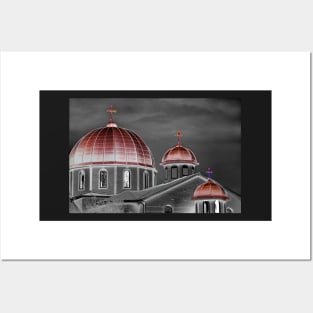 Three Domed Church Posters and Art